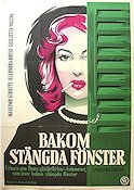 Bakom stängda fönster 1953 poster Eleonora Rossi Rökning