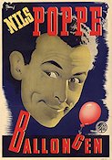 Ballongen 1946 poster Marianne Löfgren Marianne Gyllenhammar Oscar Winge Nils Poppe Eric Rohman art