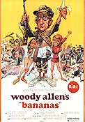 Bananas 1971 poster Louise Lasser Carlos Montalban Woody Allen Affischkonstnär: Jack Davis