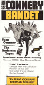 Bandet 1971 poster Sean Connery Dyan Cannon Martin Balsam Sidney Lumet