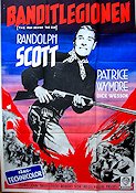 Banditlegionen 1953 poster Randolph Scott