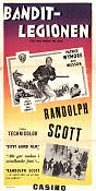 Banditlegionen 1953 poster Randolph Scott Felix E Feist