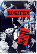 Banketten 1948 poster Eva Henning Ernst Eklund Elsa Carlsson Sture Lagerwall Hasse Ekman