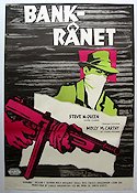 Bankrånet 1960 poster Steve McQueen Vapen