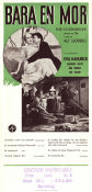 Bara en mor 1949 poster Eva Dahlbeck Ulf Palme Ragnar Falck Åke Fridell Ulf Palme Alf Sjöberg Text: Ivar Lo-Johansson Konstaffischer Barn