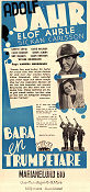 Bara en trumpetare 1938 poster Adolf Jahr Elof Ahrle Sickan Carlsson Anders Henrikson