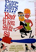 Bara få kan skoja så 1963 poster Peter Sellers