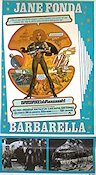 Barbarella 1968 poster Jane Fonda Roger Vadim