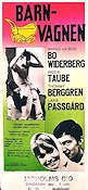 Barnvagnen 1963 poster Thommy Berggren Inger Taube Lars Passgård Bo Widerberg