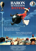 Baron Münchausens äventyr 1988 poster John Neville Terry Gilliam