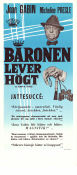 Baronen lever högt 1960 poster Jean Gabin Micheline Presle Jacques Castelot Jean Delannoy