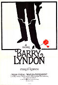 Barry Lyndon 1975 poster Ryan O´Neal Marisa Berenson Patrick Magee Stanley Kubrick Konstaffischer