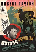 Bataanpatrullen 1943 poster Robert Taylor George Murphy Lloyd Nolan Tay Garnett Krig Asien