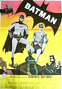 Batman 1967 poster Adam West Burt Ward Hitta mer: Batman Kultfilmer Från serier Agenter