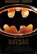 Batman 1989 poster Jack Nicholson Michael Keaton Kim Basinger Tim Burton Hitta mer: Batman Hitta mer: DC Comics
