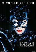 Batman återkomsten 1992 poster Michelle Pfeiffer Tim Burton