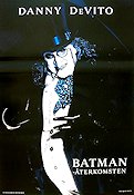 Batman återkomsten 1992 poster Danny de Vito Tim Burton
