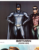 Batman Forever 1995 lobbykort Val Kilmer Tim Burton