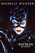 Batman Returns 1992 poster Michelle Pfeiffer Tim Burton