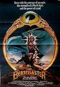 The Beastmaster 1982 poster Marc Singer Tanya Roberts Rip Torn