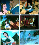 Beauty and the Beast 1992 lobbykort Paige O´Hara Gary Trousdale Animerat Musikaler