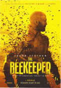 The Beekeeper 2024 poster Jason Statham Emmy Raver-Lampman Bobby Naderi David Ayer Insekter och spindlar