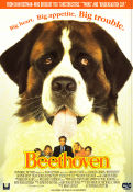 Beethoven VHS 1992 video poster Charles Grodin Brian Levant