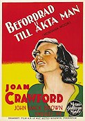 Befordrad till äkta man 1930 poster Joan Crawford