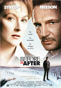 Before and After 1996 poster Meryl Streep Liam Neeson Edward Furlong Barbet Schroeder