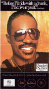 Before I´ll Ride with a Drunk 1985 affisch Stevie Wonder