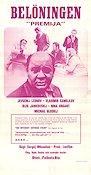 Belöningen 1975 poster Evgeniy Leonov Vladimir Samoylov Oleg Yankovskiy Sergey Mikaelyan Ryssland