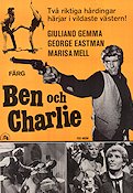 Ben och Charlie 1972 poster Giuliano Gemma George Eastman Vittorio Congia Michele Lupo