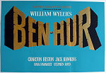 Ben-Hur 1959 poster Charlton Heston Jack Hawkins Stephen Boyd William Wyler Svärd och sandal