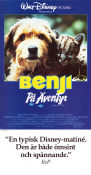 Benji på äventyr 1987 poster Red Steagall Frank Inn Joe Camp Hundar Katter