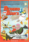 Bernard och Bianca 1977 poster Bob Newhart John Lounsbery Animerat