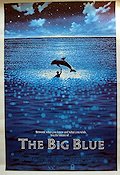 The Big Blue 1988 poster Rosanna Arquette Jean Reno Luc Besson Dykning