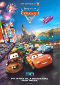 Bilar 2 2011 poster Owen Wilson John Lasseter Filmbolag: Pixar 3-D Bilar och racing