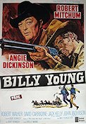 Billy Young 1969 poster Robert Mitchum Angie Dickinson Robert Walker Jr Burt Kennedy