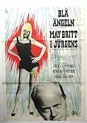 Blå ängeln 1959 poster May Britt Curd Jürgens