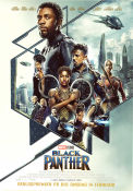 Black Panther 2018 poster Chadwick Boseman Michael B Jordan Lupita Nyongo Ryan Coogler Hitta mer: Marvel