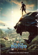 Black Panther 2018 poster Chadwick Boseman Michael B Jordan Lupita Nyongo Ryan Coogler Hitta mer: Marvel