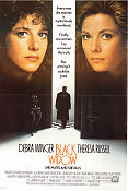 Black Widow 1987 poster Debra Winger Theresa Russell Sami Frey Bob Rafelson