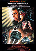 Blade Runner 1982 poster Harrison Ford Sean Young Rutger Hauer Ridley Scott Kultfilmer