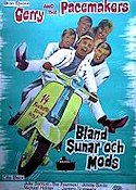 Bland sunar och mods 1964 poster Gerry Marsden Freddie Marsden Leslie Maguire Gerry and Pacemakers Cilla Black Brian Epstein Jeremy Summers Musikaler