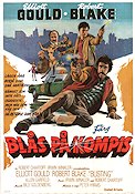 Blås på kompis 1974 poster Elliott Gould Robert Blake Allen Garfield Peter Hyams Vapen Poliser