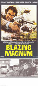 Blazing Magnum 1976 poster Stuart Whitman John Saxon Martin Landau Alberto De Martino Bilar och racing Vapen