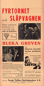 Bleka greven 1937 poster Carl Schenström Gösta Rodin