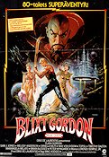 Blixt Gordon 1981 poster Timothy Dalton Max von Sydow Mike Hodges Musik: Queen Affischkonstnär: Renato Casaro Från serier