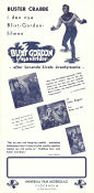 Blixt Gordon i nya världar 1938 poster Buster Crabbe Jean Rogers Från serier