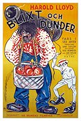 Blixt och dunder 1923 poster Harold Lloyd